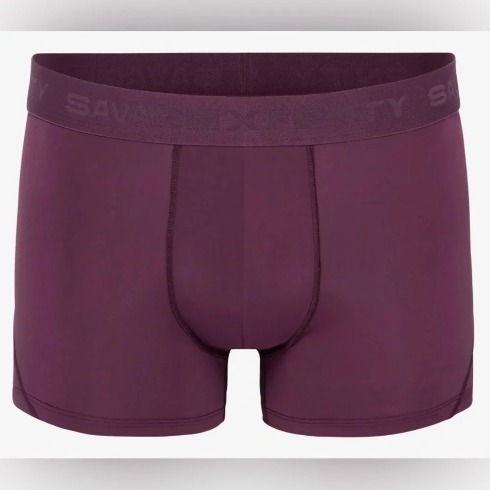 Savage X Fenty Shadow Fit Trunks in Midnight Purple
